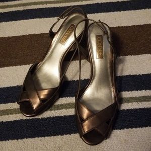 Metallic Copper Heels